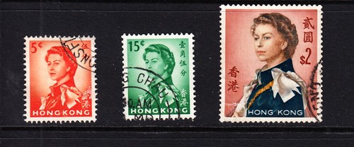Hong kong 1962 red - 1962, red-orange