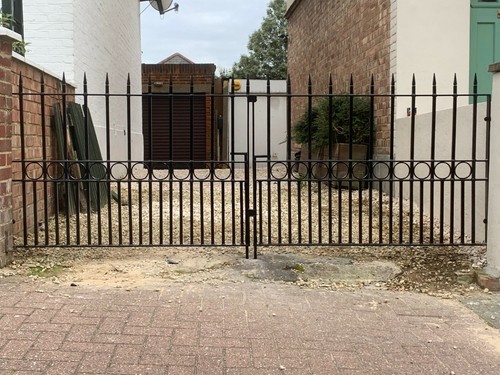Metal driveway gate double - ,,
