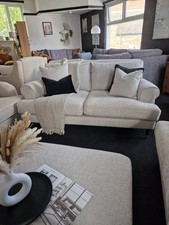 FAST DELIVERY ~ Laura Ashley 2 Seater Sofa In Dove Legacy Material 