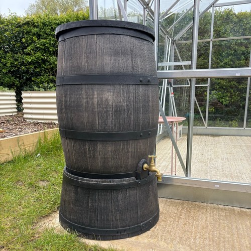 140l water butt barrel oak - water,