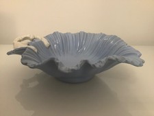 Vintage Falcon Ware Blue Leaf Dish/Bowl #1748. Excellent Condition. Like Sylvac