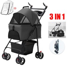 Pet Stroller Dog Cat Folding