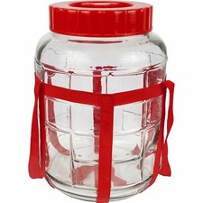 Universal Glass Jar Demijohn WIDE NECK To Make Wine & Preserves Home Brewing