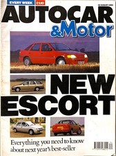 AUTOCAR MAGAZINE 22-AUG-90 - Caterham 7 HPC, Renault 21 Turbo, Ford Escort