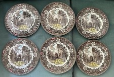 Royal TUDOR Ware. Coaching Tavern Plates. X 6