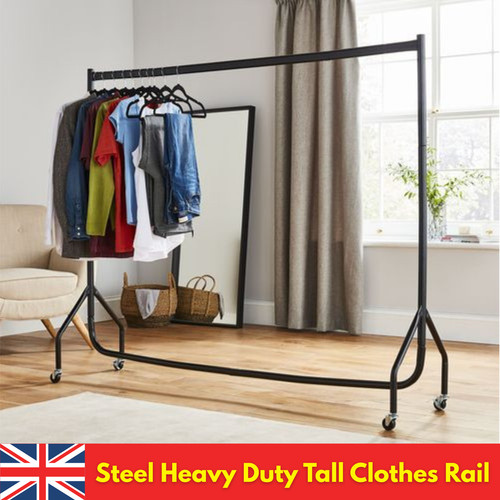 Heavy duty clothes rail - heavy, 4ft