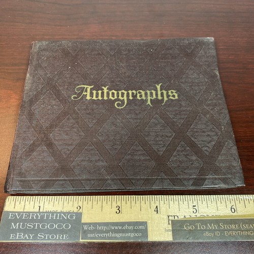 1930s antique autograph - antique, book