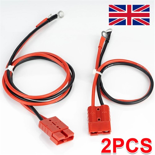 2x50a plug lead lug m8 - to,