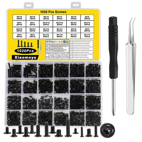 1020 pcs laptop screws - laptop, set