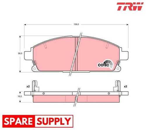 Brake pad set disc - pad, set,
