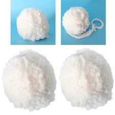2 Pcs   Yarn Eyelash Knitting