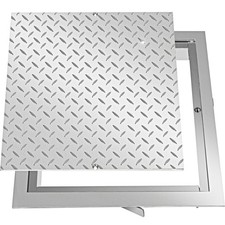 500X500X40MM Steel Drain Recess Tray Recessed Manhole Cover and Frame & Lock