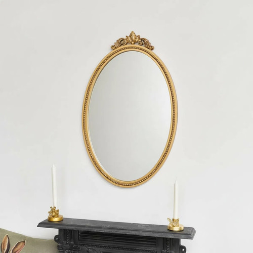 Large oval ornate - ornate, edge
