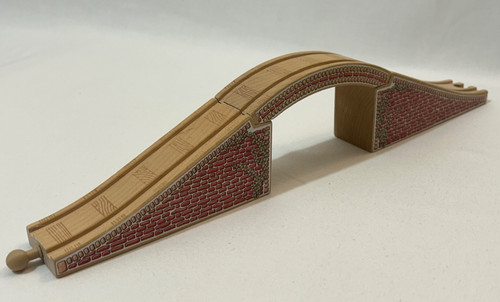 Arched stone bridge - arched, wooden