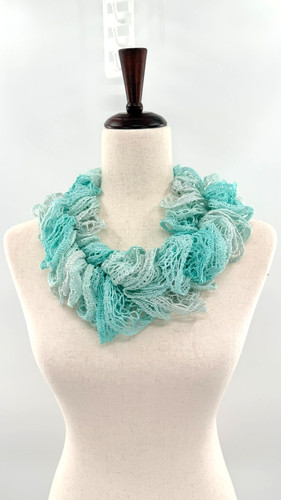 Homemade ruffle yarn - ruffle, scarf