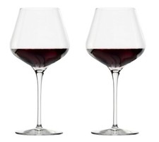 2x 640ml Large Burgundy red wine Glasses PASSION Oberglas