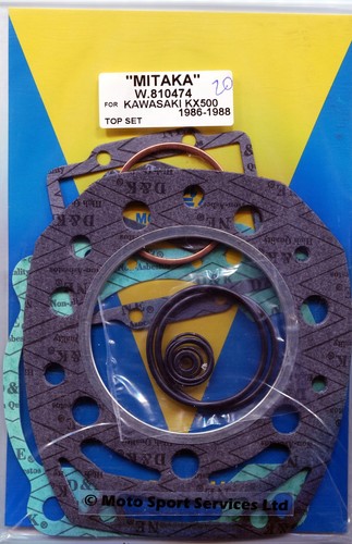 Top end gasket set kawasaki - top, kx