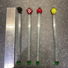 Vintage Hand blown Glass Fruit