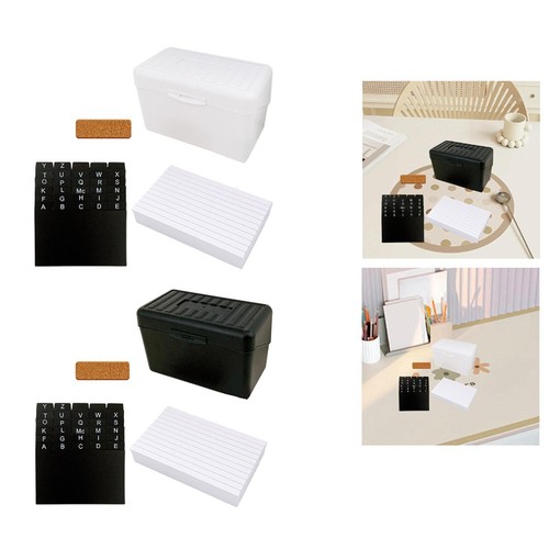 Index card holder set recipe - holder,
