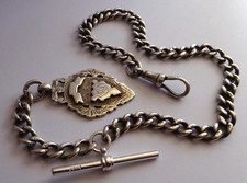 Antique solid silver pocket