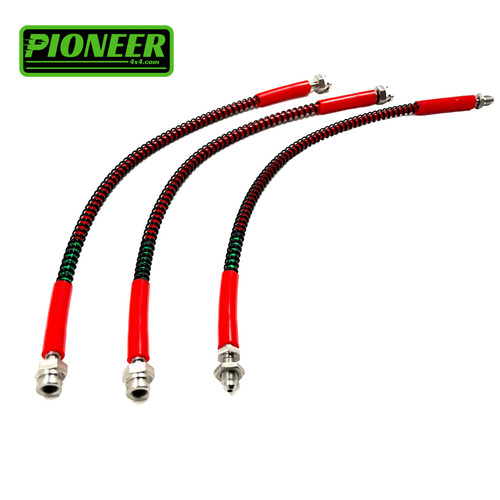 Braided brake lines - brake, land