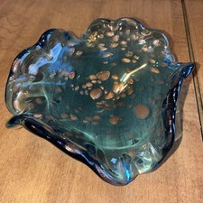 MCM Murano Art Glass Blue