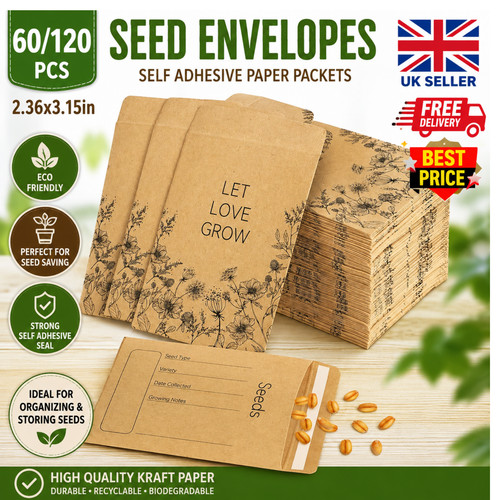 120pcs seed envelopes - 60/120pcs,