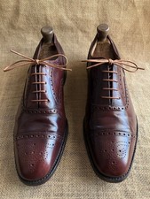 Church's Diplomat Burgundy Leather Cap Toe Oxford Shoes Size UK 9.5 F || US 10.5