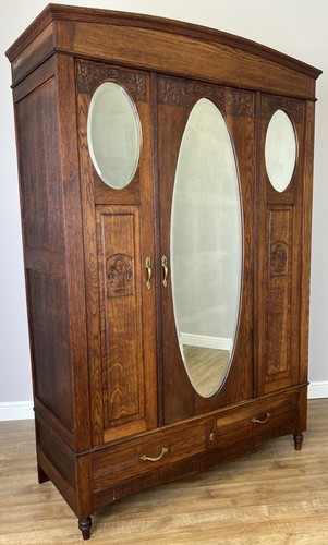 Wardrobe antique french oak - wardrobe,