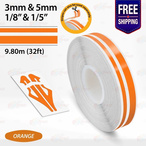 Orange 3mm 5mm roll vinyl - 5mm,