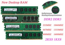 Samsung 1GB 2GB 4 GB DDR2 DDR3