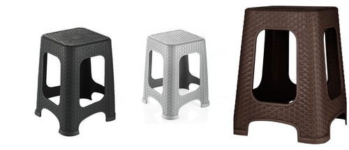 Rattan step stool plastic - rattan,