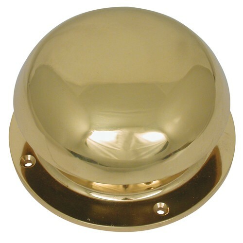 Polished chrome brass bell - polished,