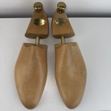 CROCKETT &JONES ENGLAND VINTAGE MENS WOODEN TWIN TUBE SIZE UK 7 SHOE TREES l@@k!