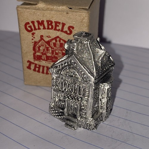 Vintage pewter house - vintage,