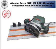 Bosch POF1200 POF1400 router guide rail base Evolution Groove Jig Made UK