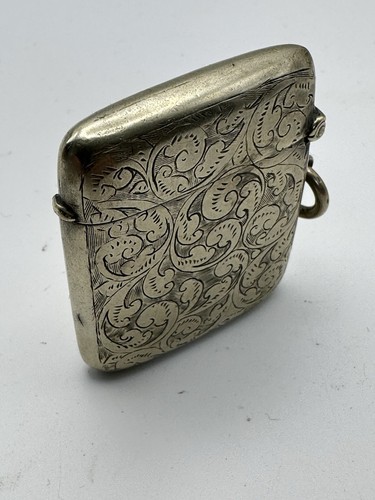 Antique engraved nickel - antique, silver