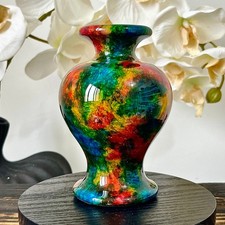 2.42LB Natural "Seven Colors Jade" vase specimen -Taiwan China