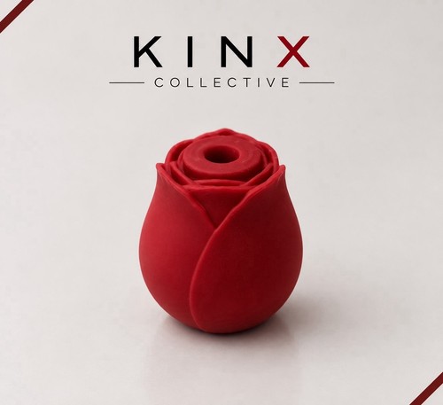 Red rose toy suction vibrator - suction,