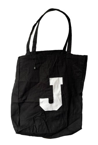 Primark black tote - bag, ‘j’