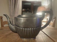 19th Century Silvered Teapot -
