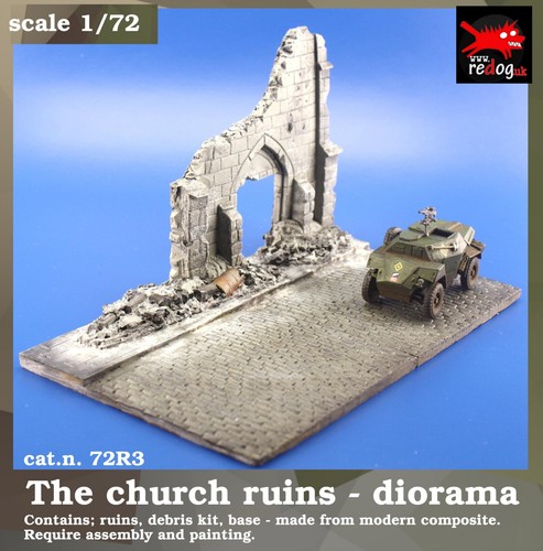 Redog ruined church scale - ruined,