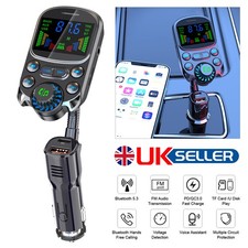 Car Wireless Bluetooth Fm Transmitter Mp3 Player USB Car Charger Adapter TF/AUX-