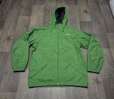The North Face ' Hyvent Hooded Waterproof Jacket ' - Mens Large - Green