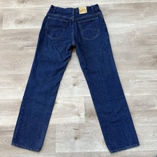 Vintage Lee Riders USA Made Cowboy Dark Denim Jeans 101z Mens Size 32x32