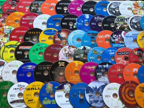 Nintendo wii games disc only - -,