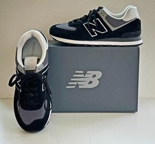 New Balance Black/Gray 574 Classics Athletic Sneakers U574BS2 Mens 9.5 Womens 11