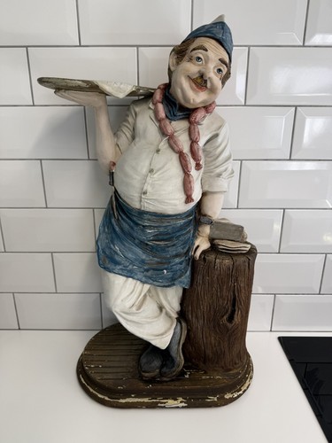 Vintage chef display statue - chef,