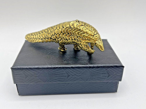 Solid brass pangolin mini - brass,