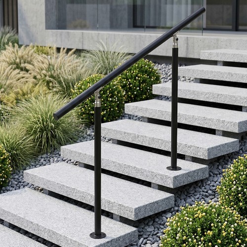 Porch hand rails outdoor steps - porch,